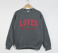 Load image into Gallery viewer, Loved By God - John 3:16 Sweatshirt
