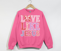 Load image into Gallery viewer, Love Like Jesus - Christian Sweatshirt
