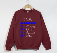 Load image into Gallery viewer, I’m Her ADAM  – Husband &amp; Boyfriend Sweatshirt
