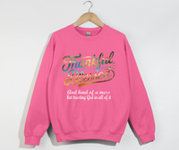Load image into Gallery viewer, Thankful, Blessed And Kind Of A Mess - Christian Sweatshirt