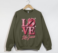 Load image into Gallery viewer, Love Like Jesus - Christian Sweatshirt

