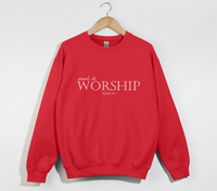 Load image into Gallery viewer, Made To Worship - Christian Sweatshirt
