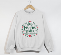 Load image into Gallery viewer, Fishers Of Men - Christian Christmas Sweatshirt
