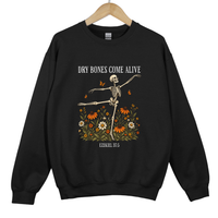 Load image into Gallery viewer, Gothic Wildflower Sweatshirt - Spooky Season Cute Halloween Top