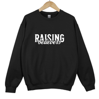 Load image into Gallery viewer, Raising Believers - Worship Church Outfit Christian Sweatshirt