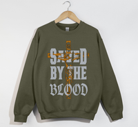 Load image into Gallery viewer, Saved By The Blood - Jesus Sweatshirt