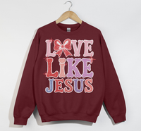 Load image into Gallery viewer, Love Like Jesus - Christian Sweatshirt
