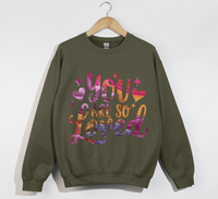 Load image into Gallery viewer, You Are So Loved - Women&#39;s Christian Sweatshirt

