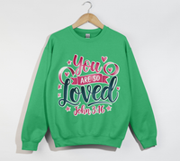 Load image into Gallery viewer, You Are So Loved - Women&#39;s Christian Sweatshirt
