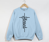 Load image into Gallery viewer, Blessed - Christian Sweatshirt
