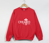 Load image into Gallery viewer, Created With A Purpose - Christian Sweatshirt