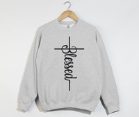 Load image into Gallery viewer, Blessed - Christian Sweatshirt
