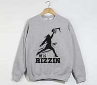 Load image into Gallery viewer, He Is Rizzin&#39; Funny Jesus Meme Sweatshirt
