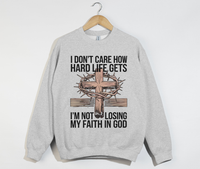 Load image into Gallery viewer, Faith In God, No Matter What -  Christian Sweatshirt
