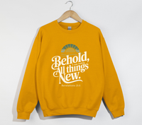 Load image into Gallery viewer, Behold, I Am Making All Things New - Christian Sweatshirt

