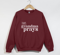 Load image into Gallery viewer, This Grandma Prays - Mom Sweatshirt