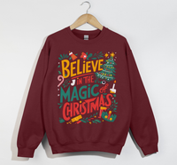Load image into Gallery viewer, Believe In The Magic Of Christmas - Sweatshirt