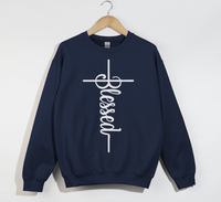 Load image into Gallery viewer, Blessed - Christian Sweatshirt
