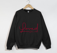 Load image into Gallery viewer, Loved - John 3:16 Christian Sweatshirt
