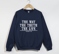 Load image into Gallery viewer, The Way, The Truth, The Life - Christian Sweatshirt
