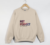 Load image into Gallery viewer, Not Perfect, Just Forgiven - Christian Sweatshirt
