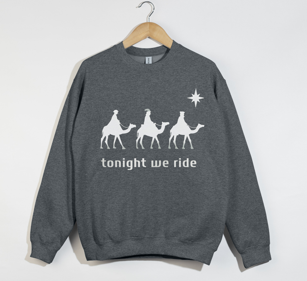 Together We Ride, 3 Wise Men - Christmas Sweatshirt