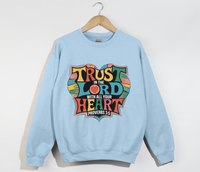 Load image into Gallery viewer, Trust In The Lord With All Your Heart - Christian Sweatshirt
