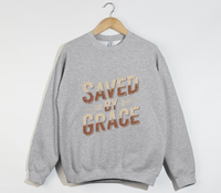 Load image into Gallery viewer, Saved By Grace - Christian Sweatshirt
