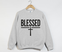 Load image into Gallery viewer, Blessed Print - Sweatshirt
