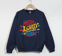 Load image into Gallery viewer, Jesus Is Lord Over Our Family - 2025 New Year Sweatshirt
