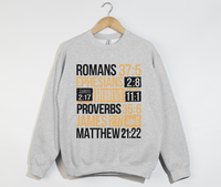 Load image into Gallery viewer, Bible Faith Verses - Christian Sweatshirt
