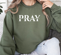 Load image into Gallery viewer, Pray For It - Women&#39;s Dark Sweatshirt
