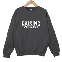 Load image into Gallery viewer, Raising Believers - Worship Church Outfit Christian Sweatshirt