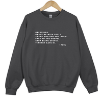 Load image into Gallery viewer, Paul Letters - Funny Christian Humor Sweatshirt