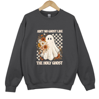 Load image into Gallery viewer, Ain't No Ghost Like the Holy Ghost Sweatshirt - Funny Christian Fall Spooky Season Faith Pullover