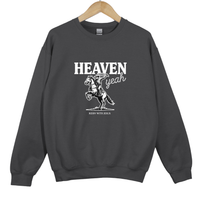 Load image into Gallery viewer, Christian Cowboy Sweatshirt - Heaven Yeah Riding With Jesus Shirt