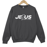 Load image into Gallery viewer, Jesus Highway to Heaven Christian Sweatshirt