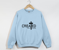 Load image into Gallery viewer, Created With A Purpose - Christian Sweatshirt