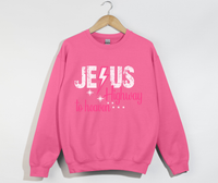 Load image into Gallery viewer, Jesus Highway To Heaven - Christian Sweatshirt
