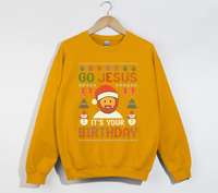 Load image into Gallery viewer, Go Jesus, It&#39;s Your Birthday - Christmas Sweatshirt
