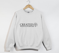 Load image into Gallery viewer, Created With A Purpose - Christian Sweatshirt

