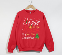 Load image into Gallery viewer, Jesus Is The Reason For The Season - Christmas Sweatshirt
