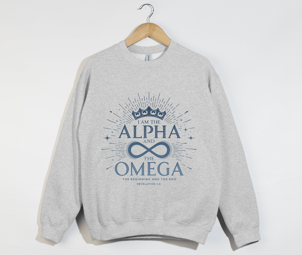 I Am The Alpha And The Omega - Christian Sweatshirt