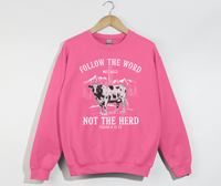 Load image into Gallery viewer, Follow The Word, Not The Herd - Christian Sweatshirt
