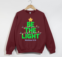 Load image into Gallery viewer, Be The Light - Christmas Sweatshirt
