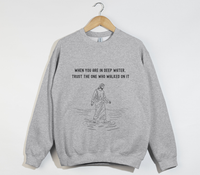 Load image into Gallery viewer, Jesus Walks On Water - Faith and Trust Sweatshirt

