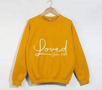 Load image into Gallery viewer, Loved - John 3:16 Christian Sweatshirt
