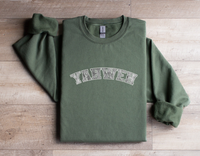 Load image into Gallery viewer, YAHWEH - Women&#39;s Dark Sweatshirt
