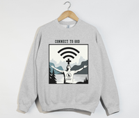 Load image into Gallery viewer, Connect To God, The Password Is Prayer - Christian Sweatshirt