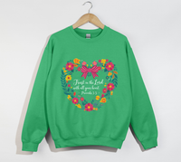 Load image into Gallery viewer, Trust In The Lord With All Your Heart - Christian Sweatshirt
